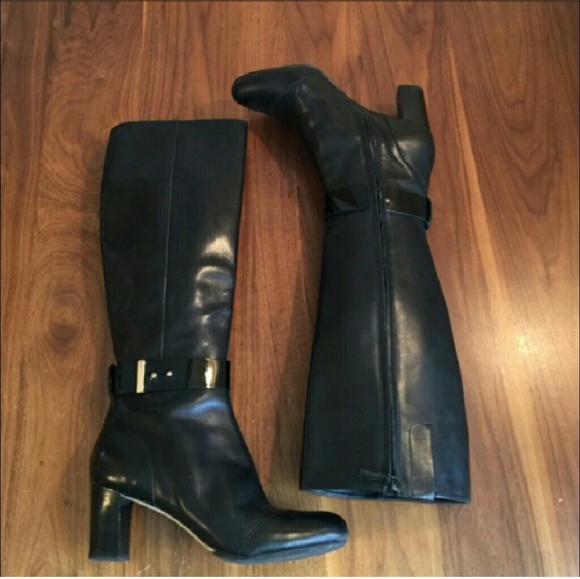 Cole Haan Shoes - Cole Haan black leather tall boots